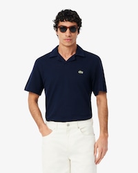 Polo de corte cl&aacute;sico mezcla de algod&oacute;n y lino