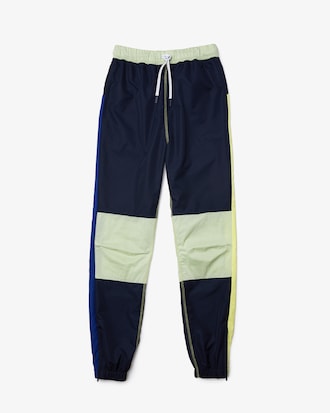 Cal&ccedil;a esportiva feminina em colorblock