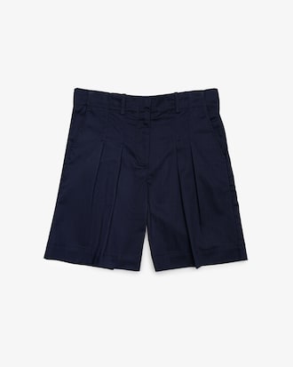 Bermuda de Gabardine de Algod&atilde;o Oversized