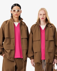 Casaco de Treino em Mistura de Lã Runway