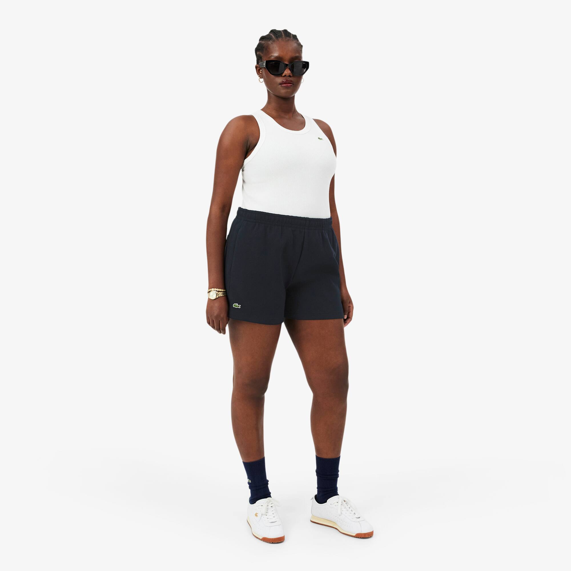 Short Feminino Lacoste Dupla Face em Algodão Orgânico