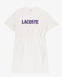 Vestido Camiseta de Malha de Algodão Oversized