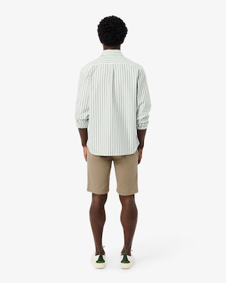 Shorts de Vestir de Algodón Elastizado Slim Fit