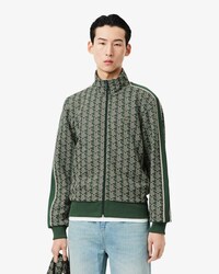 Jaqueta Track Jacquard com Z&iacute;per Paris