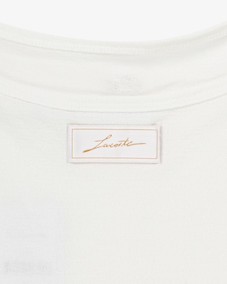 Remera sin mangas de punto fino ajustada