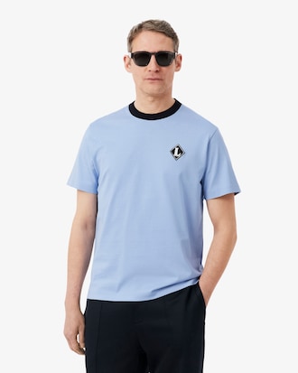Remera con insignia en contraste fabricada en Francia