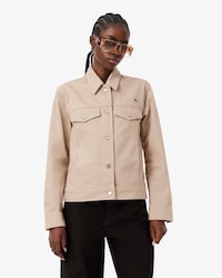 Jaqueta em Denim de Algod&atilde;o