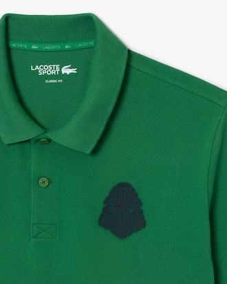Polo de golf de piqu&eacute; mini con insignia y el&aacute;stico