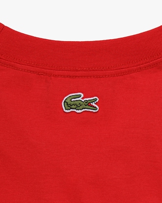 Camiseta de Algod&atilde;o com Estampa Ajuste Cl&aacute;ssico