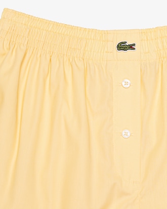 Shorts de Poplin de Algodón Wide Fit