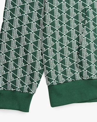 Buzo de Algod&oacute;n Monograma con Capucha