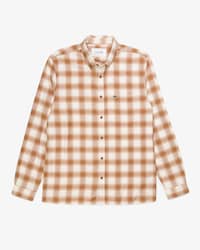 Camisa Xadrez Flanelada com Mistura de Algod&atilde;o E L&atilde;