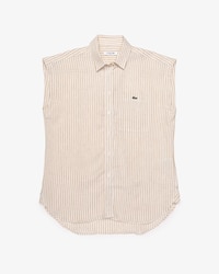 Camisa Oversized de Lino sin Mangas