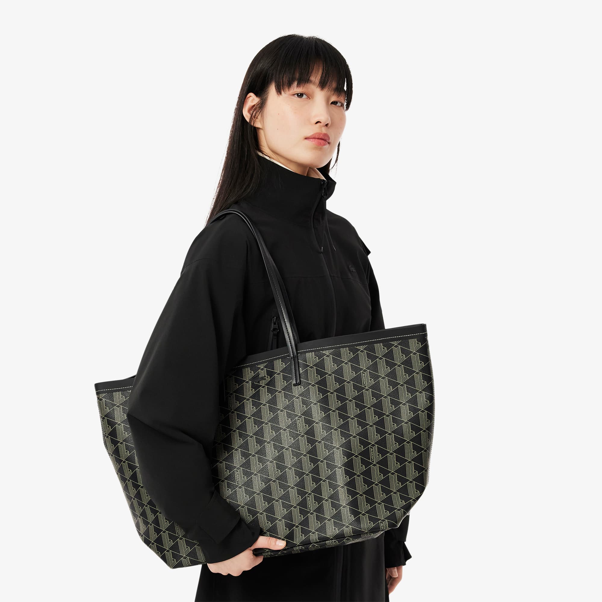 Bolsa Tote Grande Zely Lacoste com Bolso Removível