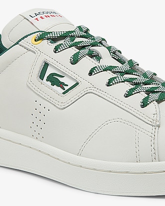 T&ecirc;nis masculino Masters Classic em couro perfurado