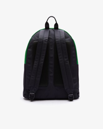 Mochila masculina em lona com colorblock