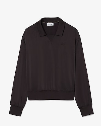 Polo em Cetim com Modelagem ampla