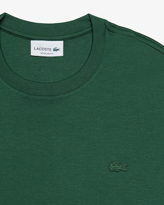 Camiseta Entrela&ccedil;ada de Algod&atilde;o