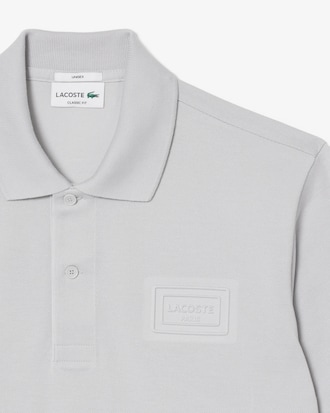 Classic Fit Embossed Branding Polo Shirt