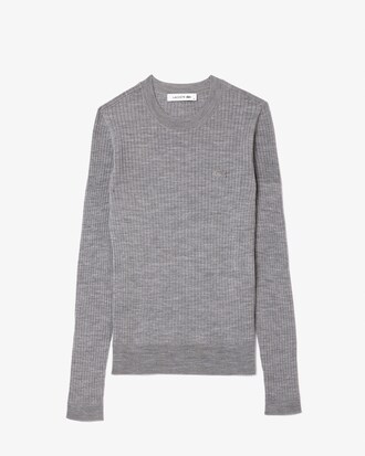 Su&eacute;ter de Gola Ol&iacute;mpica de Malha Merino 3D