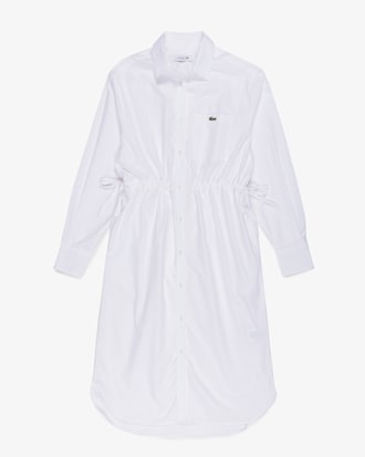 Vestido Camisa Oversized em Popeline