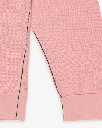 Su&eacute;ter feminino em algod&atilde;o org&acirc;nico com decote redondo