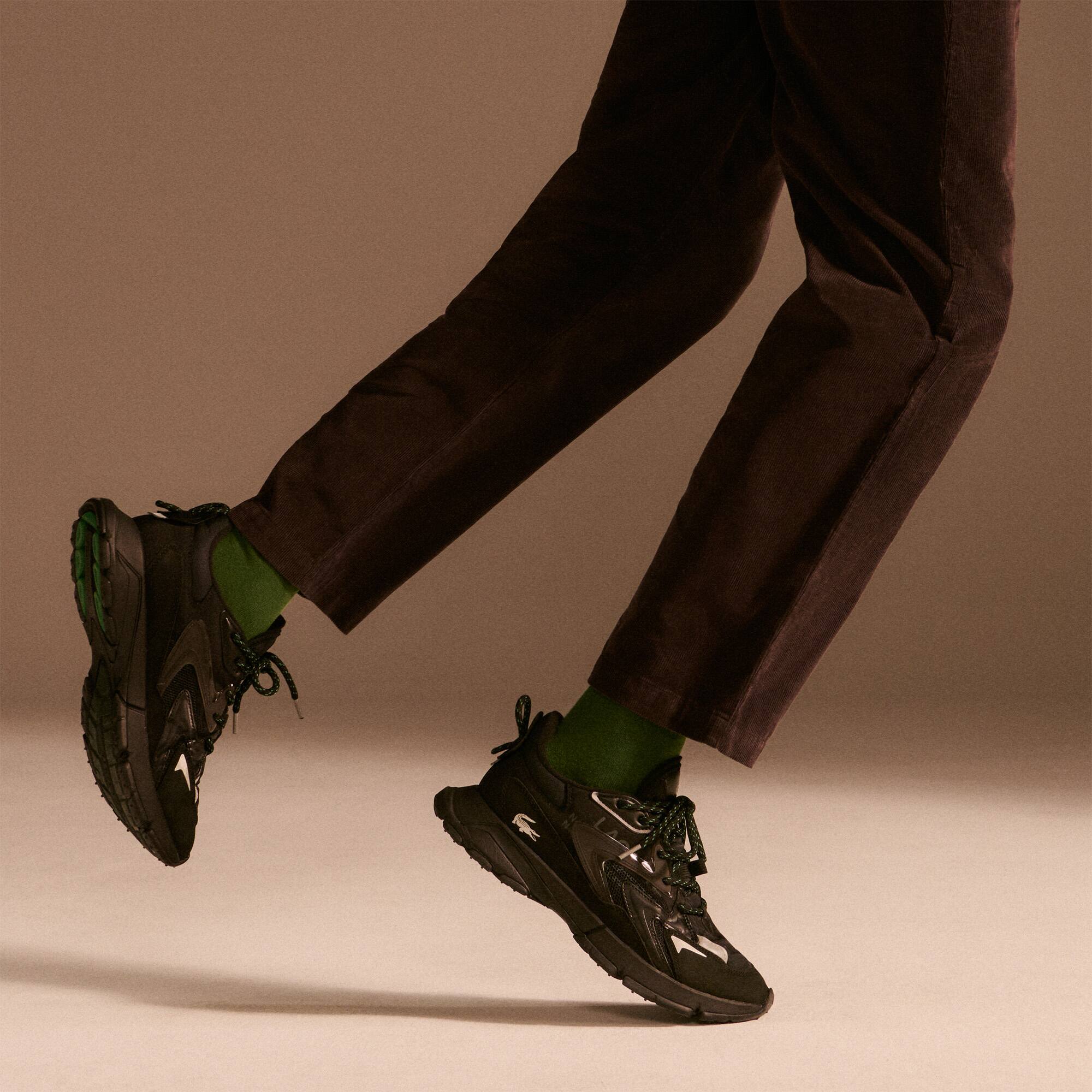 Arkona ブラックメタル black l Tênis Masculino Preto L003 Neo da Lacoste