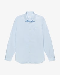Camisa em Popeline de Algod&atilde;o de Caimento Regular