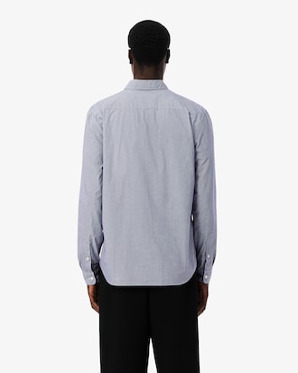 Camisa em Popeline Gingham de Caimento Regular