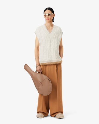 Colete de Malha de L&atilde; com Cord&otilde;es