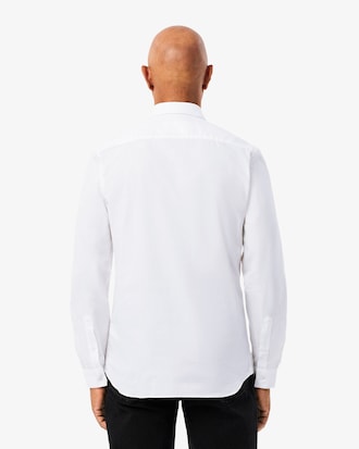 Camisa De Poplin Elastizado Al Cuerpo