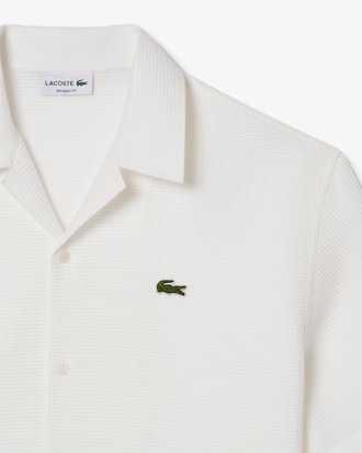 Camisa Texturada Waffle Fit Relajado