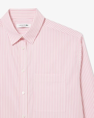 Camisa Oversize Ml Popeline Seasonal com Bolso
