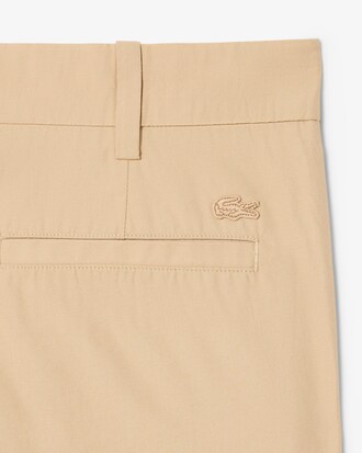 Straight Fit Cotton Chino Pants