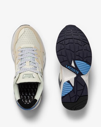 T&ecirc;nis feminino Lacoste Storm 96 Lo em couro