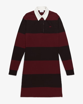 Vestido de Algod&atilde;o de Manga Longa