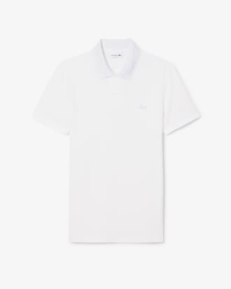 Polo de piqu&eacute; de corte ajustado con detalles de marca de jacquard