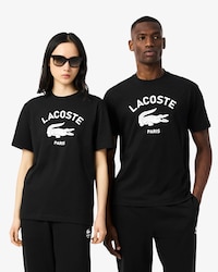 Camiseta em Algod&atilde;o com Estampa Assinada