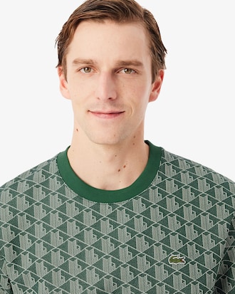 Remera de jacquard con monograma