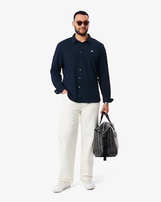 Camisa De Piqu&eacute; Al Cuerpo