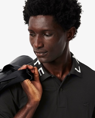 Camisa Polo Jacquard Branded Corte Ajustado
