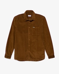 Camisa de Veludo Cotel&ecirc; Modelagem Reta
