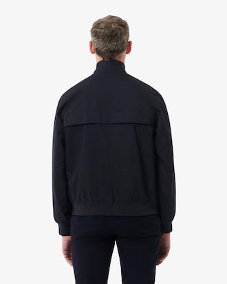 Campera Harrington de sarga hidr&oacute;fuga