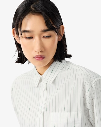 Camisa Jacquard Listrada Oversized