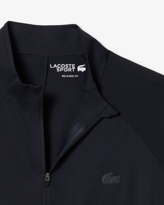 Moletom Esportivo Stretch com Z&iacute;per Ultra Dry