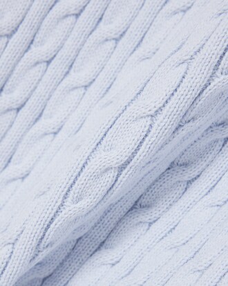 Short Sleeved Cable Knit Sweater