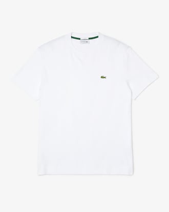 Camiseta unissex em algod&atilde;o org&acirc;nico com decote careca