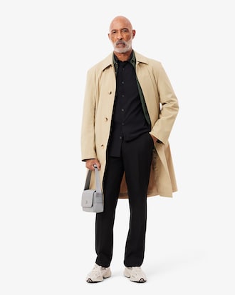 Camisa Slim Fit em Popeline de Algod&atilde;o Stretch