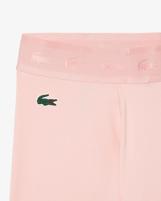 Legging feminina Lacoste SPORT 7/8 em poli&eacute;ster reciclado