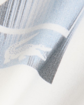 Remera de punto con estampado de tenis